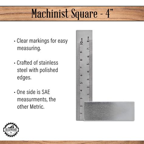 DCT Engineer Square - Precision Square Machinist Square Set 4 Inches | eBay