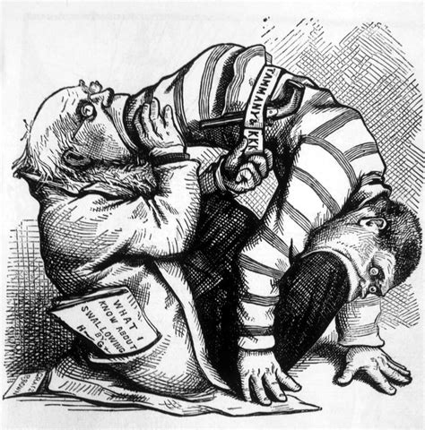 Thomas Nast Political Cartoon Depicting Photograph by Everett - Fine ...