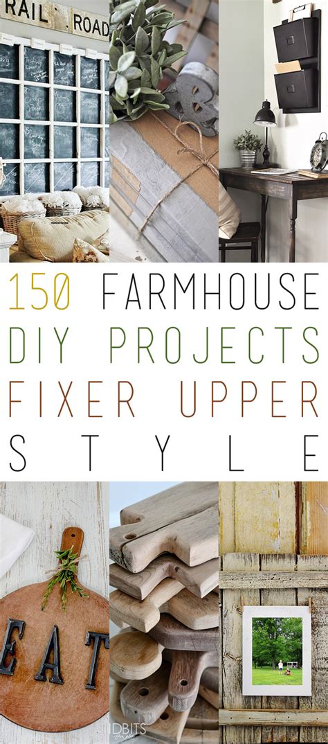 150 Farmhouse DIY Projects Fixer Upper Style - The Cottage Market