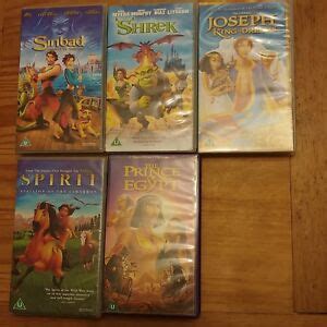 Dreamworks VHS Video Bundle Shrek Sinbad | eBay