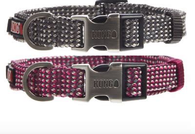 KONG Dog Collars Reflective M L XL Grey, Pink BRAND NEW! SALE! | eBay