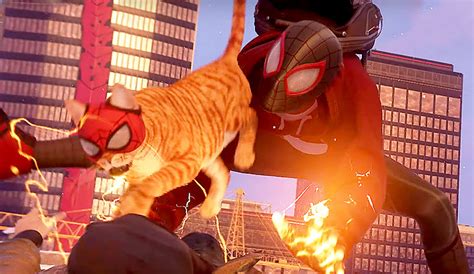 Spider-Man: Miles Morales Footage Shows Ray Tracing, a Boss Fight, and…Spider-Cat?