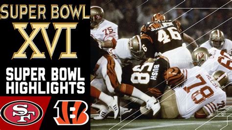 Super Bowl XVI: 49ers vs. Bengals | NFL | 49ers, Bengals, Forty niners