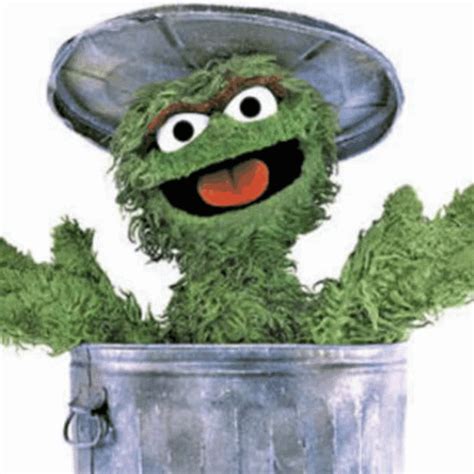 Oscar The Grouch Sesame Street GIF - OscarTheGrouch SesameStreet Green - Discover & Share GIFs