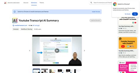 Youtube Transcript AI Summary And 12 Other AI Tools For YouTube summaries