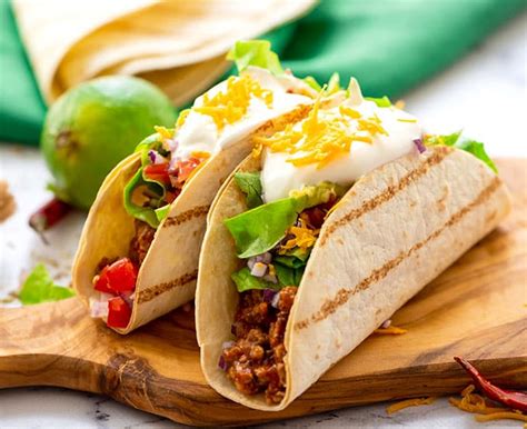 The Best Homemade Tacos - The Wholesome Dish | Recipe | Homemade tacos, Recipes, Easy taco recipes