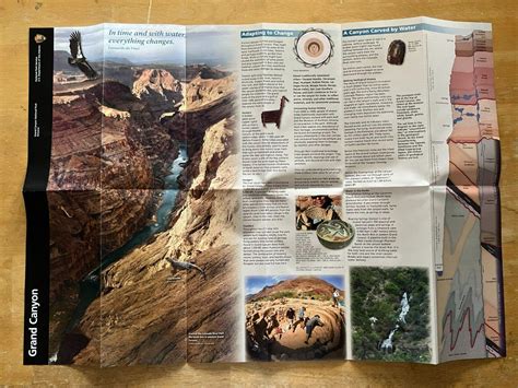 GRAND CANYON National Park MAP 2021 - ARIZONA NPS Unigrid Brochure Guide Poster | #4579725048