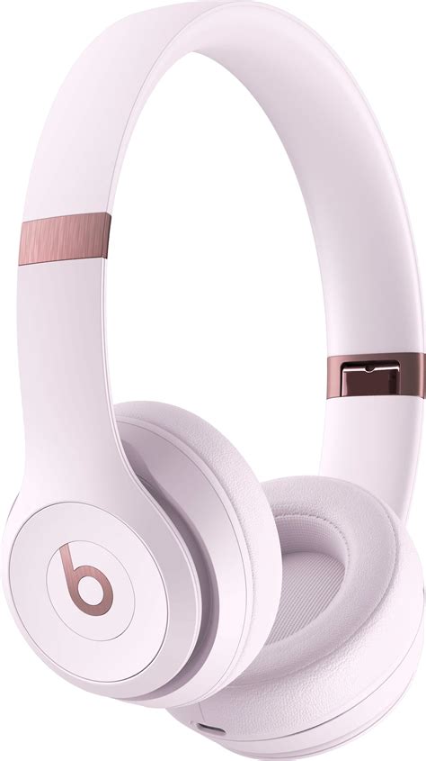 Beats Solo 4 True Wireless On-Ear Headphones Cloud Pink MUW33LL/A ...