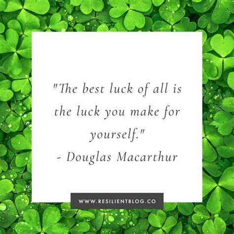 45+ Quotes About Luck and Good Luck Quotes - Resilient