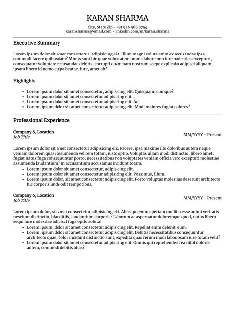 Resume Templates | PaperInk.io