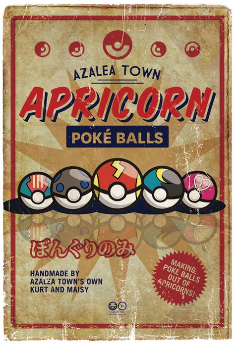 Apricorn Pokéballs Poster | Pokemon poster, Pokemon, Pokemon coloring