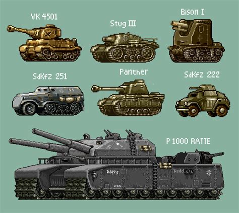 Drew panzers from metal slug sprites : r/metalslug