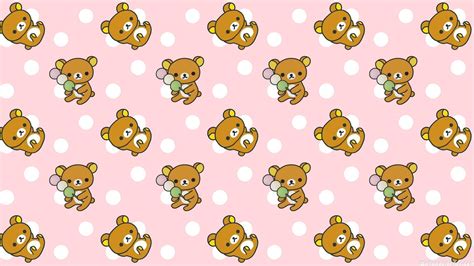 HD Rilakkuma Cute Pattern Wallpaper | Download Free - 139090