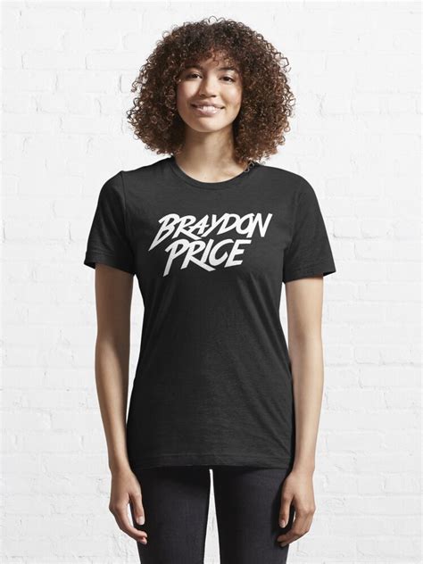 "Braydon Price Merch Braydon Price White Logo" T-shirt by MorinoMiya | Redbubble