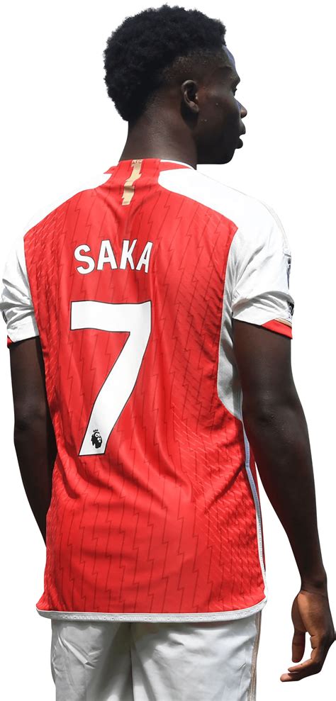 Bukayo Saka Arsenal football render - FootyRenders