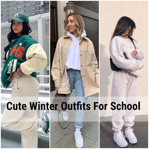 21 Amazing Cute Winter Outfits For School 2023 - Inspired Beauty