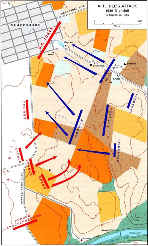 Maryland Campaign Map Antietam Sharpsburg Civil War