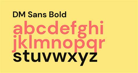 DM Sans Bold free Font - What Font Is