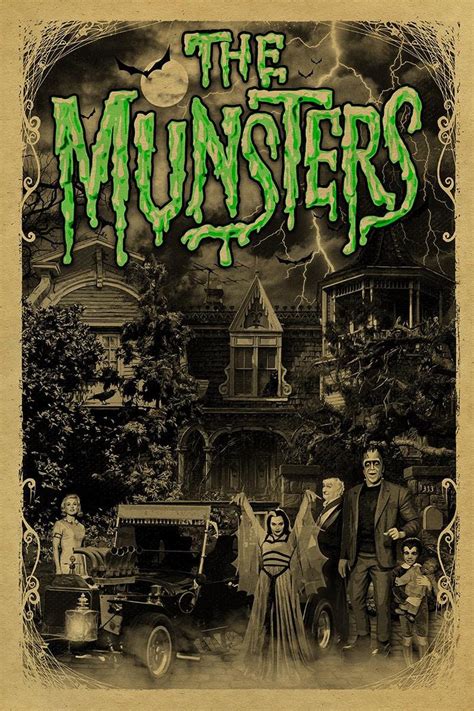 Munsters Poster | Etsy | The munsters, Vintage horror, Retro horror