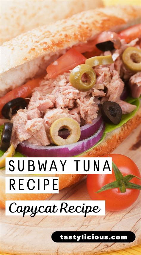 Subway tuna sandwich recipe – Artofit