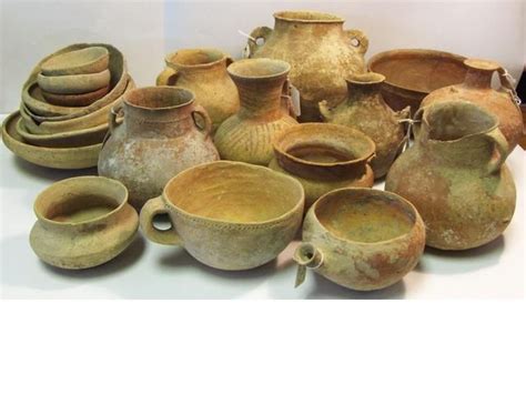 Twenty large Middle Eastern pottery vessels 20 | Ancient pottery ...