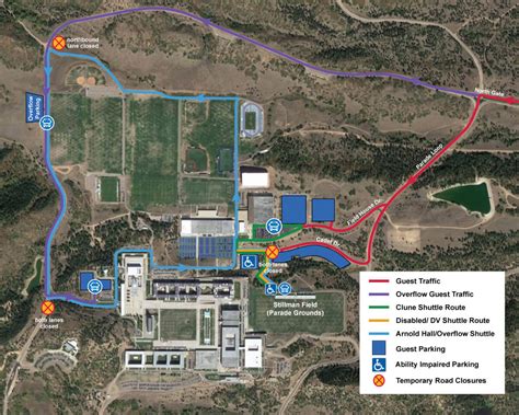 Parents' Weekend Maps • United States Air Force Academy