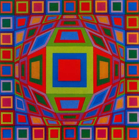 128 best VASARELY Op Art images on Pinterest | Victor vasarely, Op art ...