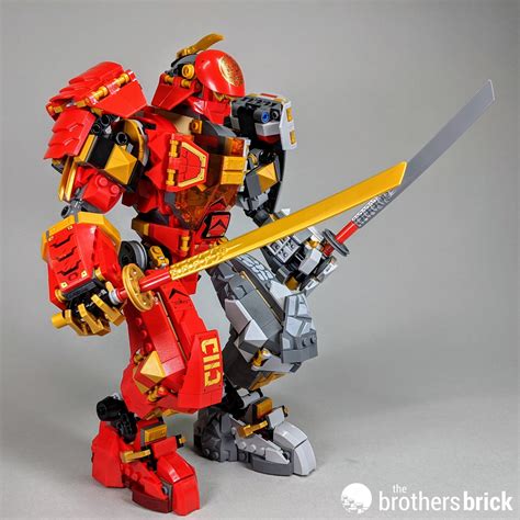 LEGO Ninjago 71720 Fire Stone Mech Review 69 - The Brothers Brick | The Brothers Brick