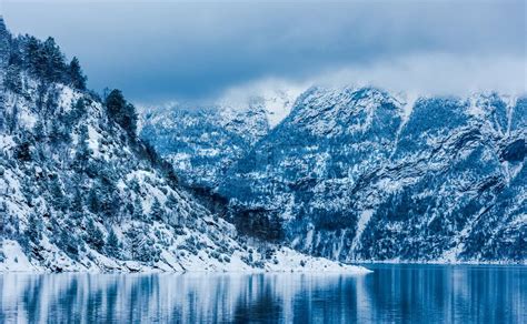 Norwegian Fjords in winter | Stock image | Colourbox