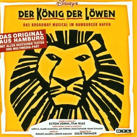 Der König Der Löwen (Dt.Vers.) von Elton John / Tim Rive - CD - buecher.de