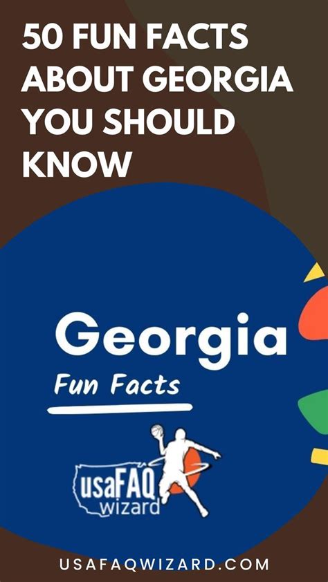 50 Fun Facts About Georgia You Should Know in 2022 | Fun facts, Facts, Fun