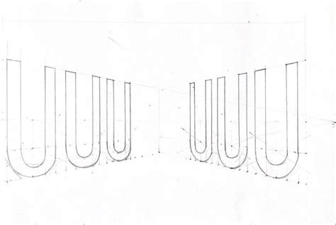 Armenian font in perspective Ս Հեռանկար