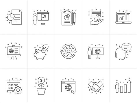 20 Free Business Vector Icons (PSD)