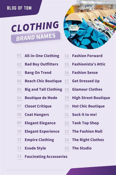 709+ Clothing Brand Names (The Best Ideas For 2022) | Shop name ideas, Store names ideas ...