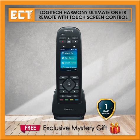 Logitech Harmony Ultimate One IR Remote with Customizable Touch Screen Control