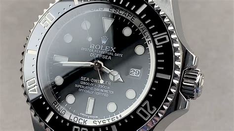 Rolex Sea-Dweller Deepsea 116660 Rolex Watch Review - YouTube