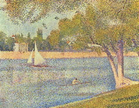 Die Seine an der Grand Jatte, Fr?hling Painting | Georges Seurat Oil Paintings