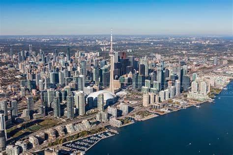 Aerial Photo | Toronto Downtown Skyline