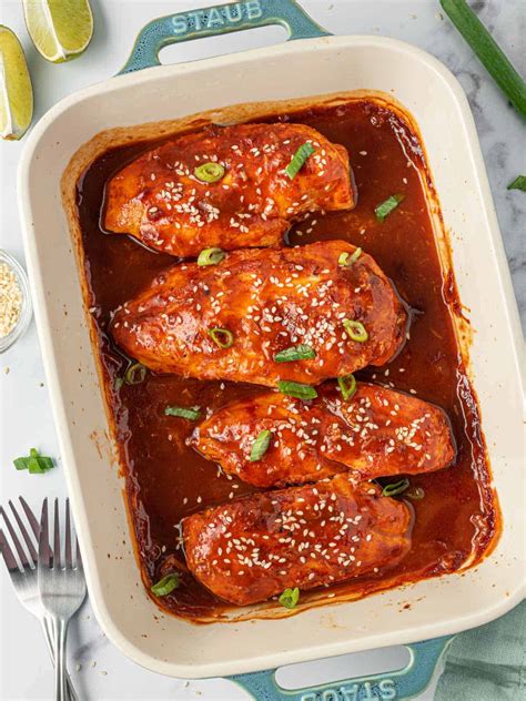 Honey Sriracha Baked Chicken Breast – Cookin' with Mima