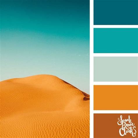 Teal and copper color inspo | 25 color palettes inspired by the PANTONE color trend prediction ...