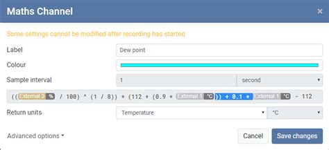 Dew point formula - The Data Logging A to Z