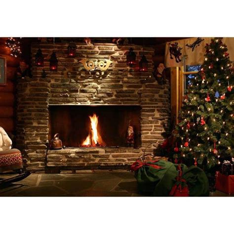 Christmas Photography Backdrops Christmas Tree Fireplace Closet Light Bulb Background