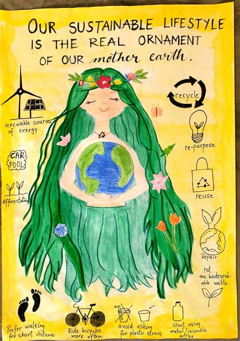 Save earth #poster #handmade | Earth day drawing, Environment painting ...