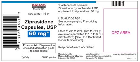 ZIPRASIDONE HCL CP 20MG 60 | Real Value Rx