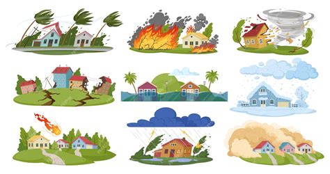 Man Made Disasters Clipart