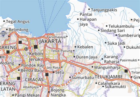 MICHELIN Bekasi Utara map - ViaMichelin