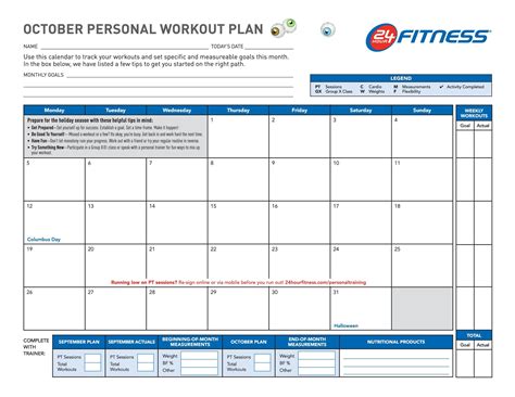 40+ Effective Workout Log & Calendar Templates ᐅ TemplateLab