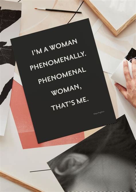 Purchase Phenomenal Woman Poster Online | DearSam.eu