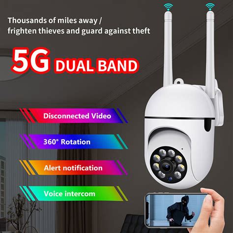 5G Wifi Wireless Security Camera System 1080P HD Outdoor Home Night ...