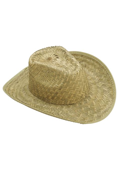 Straw Cowboy Hat for Adults